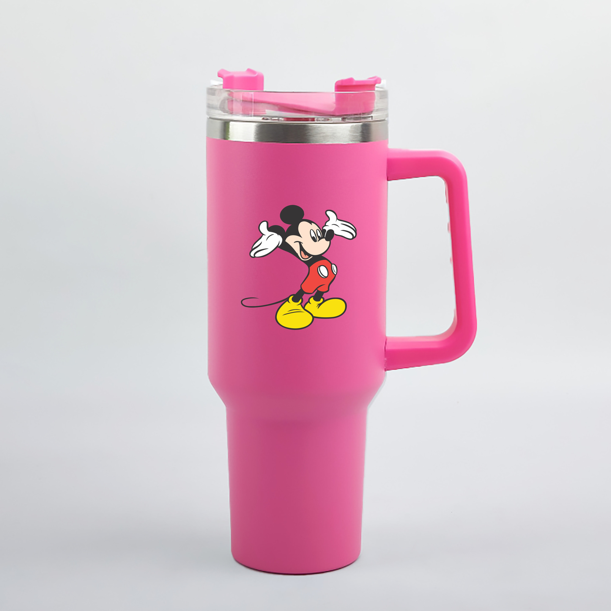 （画像用） ミッキーマウス Mickey Mouse 1200mL車用タンブラー（カラープリント）